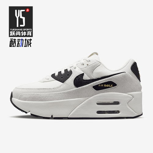 Nike/耐克正品AIR MAX 90女士厚底气垫耐磨跑步鞋HQ3497-100