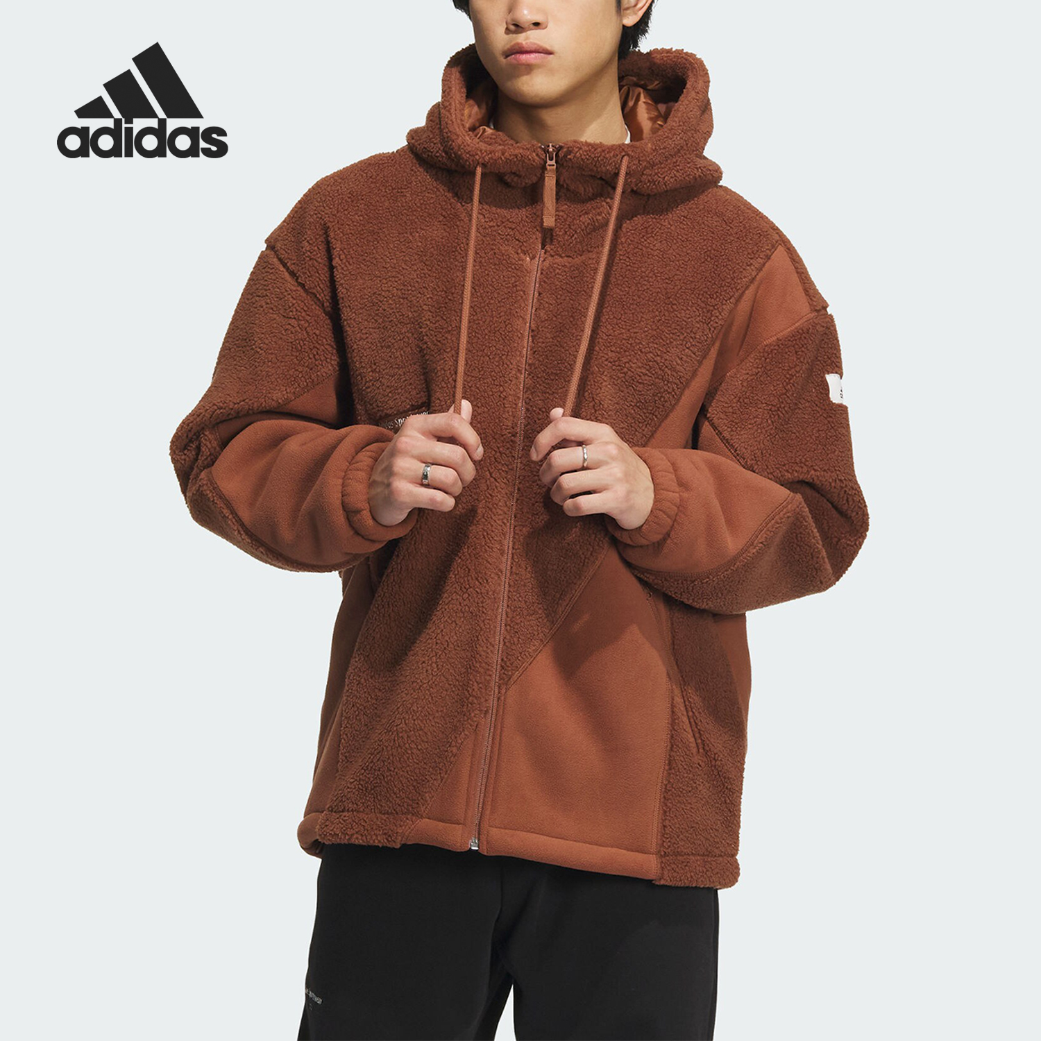 Adidas/阿迪达斯正品新款男子防风连帽休闲夹克外套IP4975