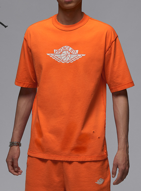 Nike/耐克正品JORDAN男士运动休闲透气针织短袖IB3131-820