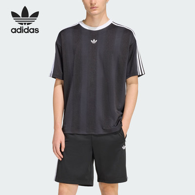 Adidas/阿迪达斯官方正品三叶草男士透气圆领复古短袖T恤KD5830