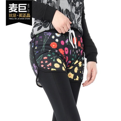 Adidas/阿迪达斯正品 neo W Fav AOP Short 女子运动短裤 CV9242