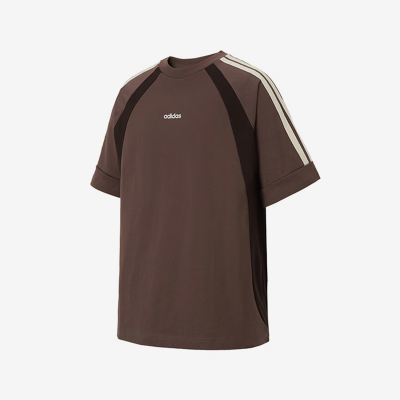 Adidas/阿迪达斯正品2025夏季款男士经典复古透气针织短袖KB8503