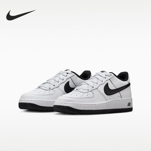 Nike耐克正品Air Force 1LV8儿童中帮舒适合脚潮流板鞋IB8845-100