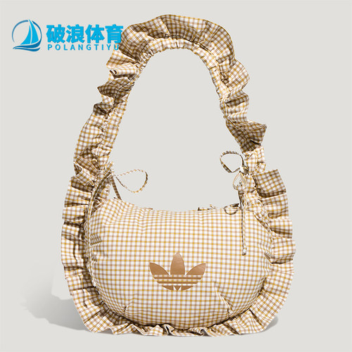 Adidas/阿迪达斯正品三叶草PLAIDRUFLEBAGL新款经典单肩包KX6986