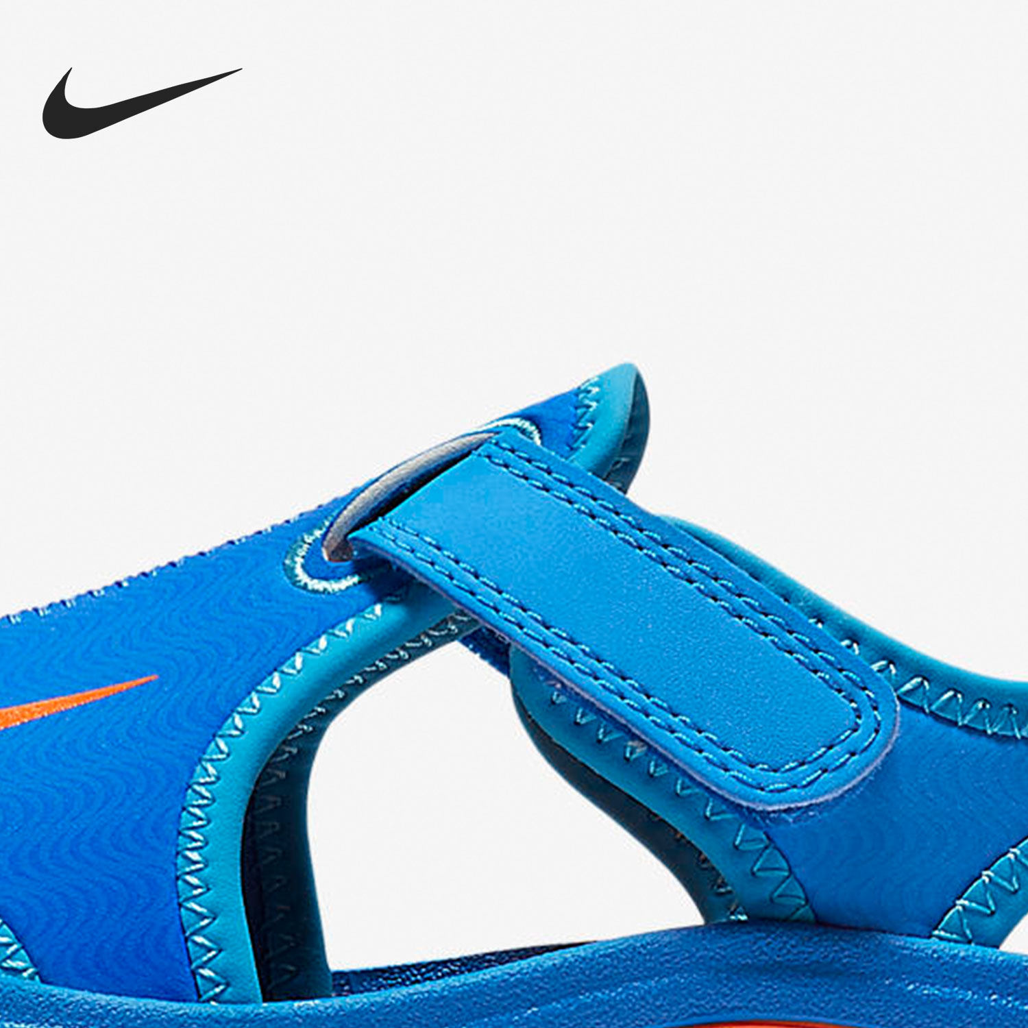 Nike/耐克正品夏季新款男大童休闲运动透气凉鞋 344926-418
