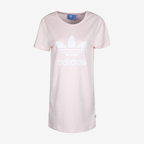 Adidas阿迪达斯正品Originals女短袖圆领日常出行连衣裙BP9420