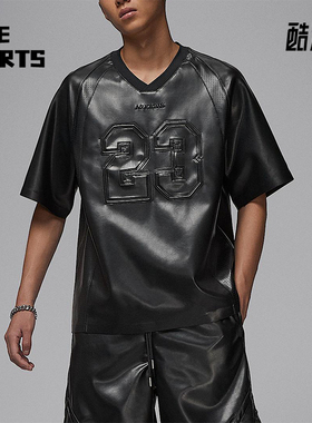 Nike/耐克正品JORDAN男士运动宽松透气套头V领休闲球衣HV1857-010