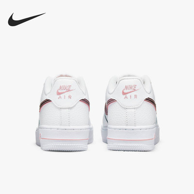 Nike/耐克正品Air Force 1 GS女子大童低帮板鞋CT3839-104