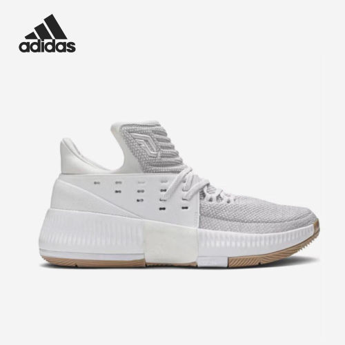 Adidas阿迪达斯正品D lillard 3 Legacy男款中帮运动篮球鞋BW0323