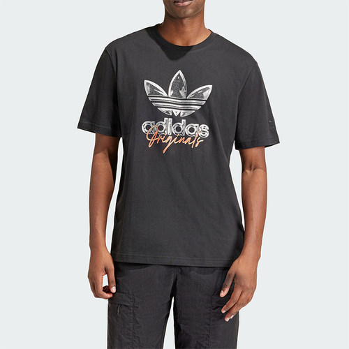 阿迪达斯男士运动时尚短袖