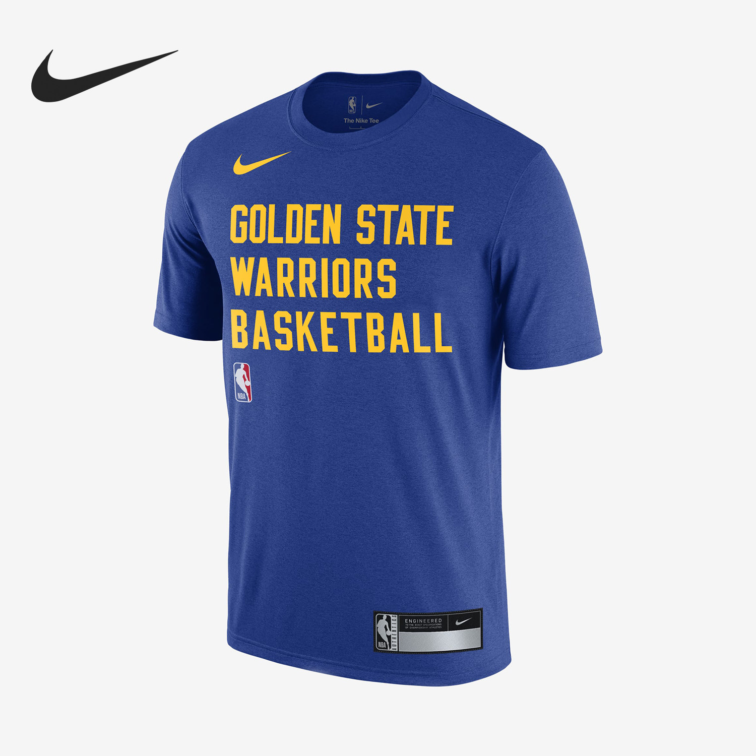 Nike/耐克正品NBA金州勇士队男士训练运动短袖T恤FJ0207-495图片