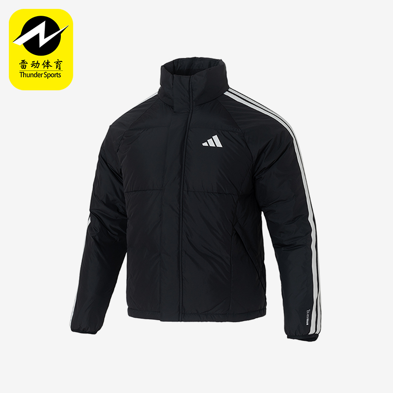Adidas/阿迪达斯正品2025男士耐穿保暖立领休闲运动羽绒服KC2487