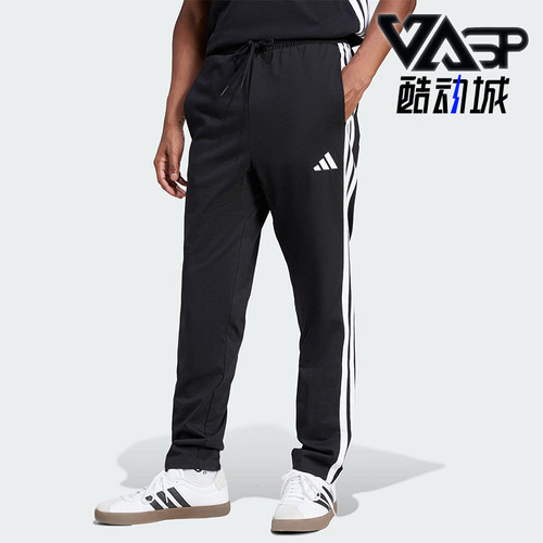 Adidas/阿迪达斯正品M 3S SJ TO PT男士经典针织运动长裤JE6430