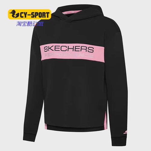 Skechers/斯凯奇正品秋新款女子舒适运动卫衣套头衫P419W022