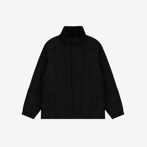 New Balance/NB正品运动男士简约休闲保暖立领面棉服AMJ44318-BK