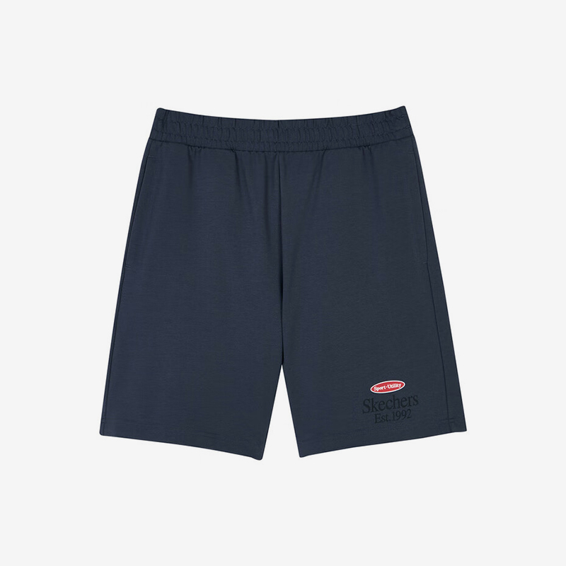 Skechers/斯凯奇正品2024新款男士健身训练休闲运动针织短裤