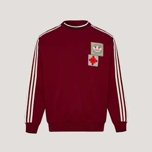 Adidas/阿迪达斯正品三叶草男女休闲新年款运动套头卫衣KU1423