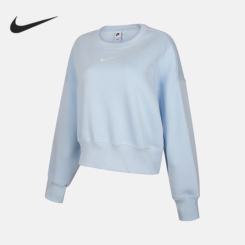 Nike/耐克正品2025秋冬款女士针织日常休闲卫衣DQ5762-442