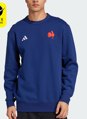 Adidas/阿迪达斯正品2025春秋款男士宽松圆领休闲运动卫衣JP0366