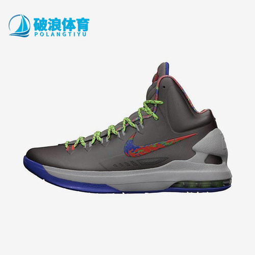 Nike/耐克正品KD 5 Splatter男士缓震耐磨运动跑步鞋554988-007