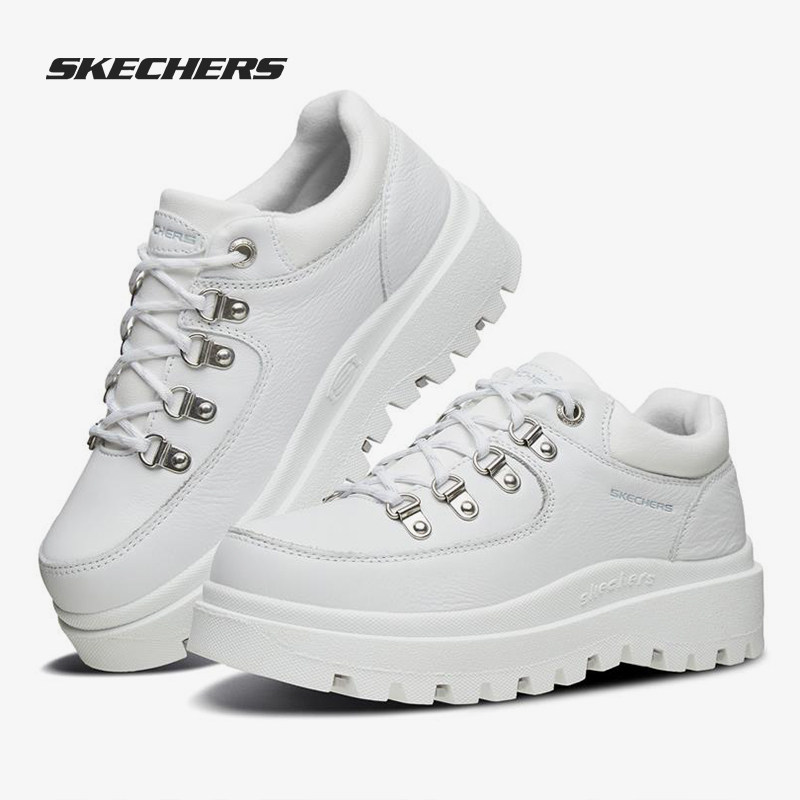 Skechers/斯凯奇正品春季新款街头复古皮鞋休闲鞋松糕底单鞋