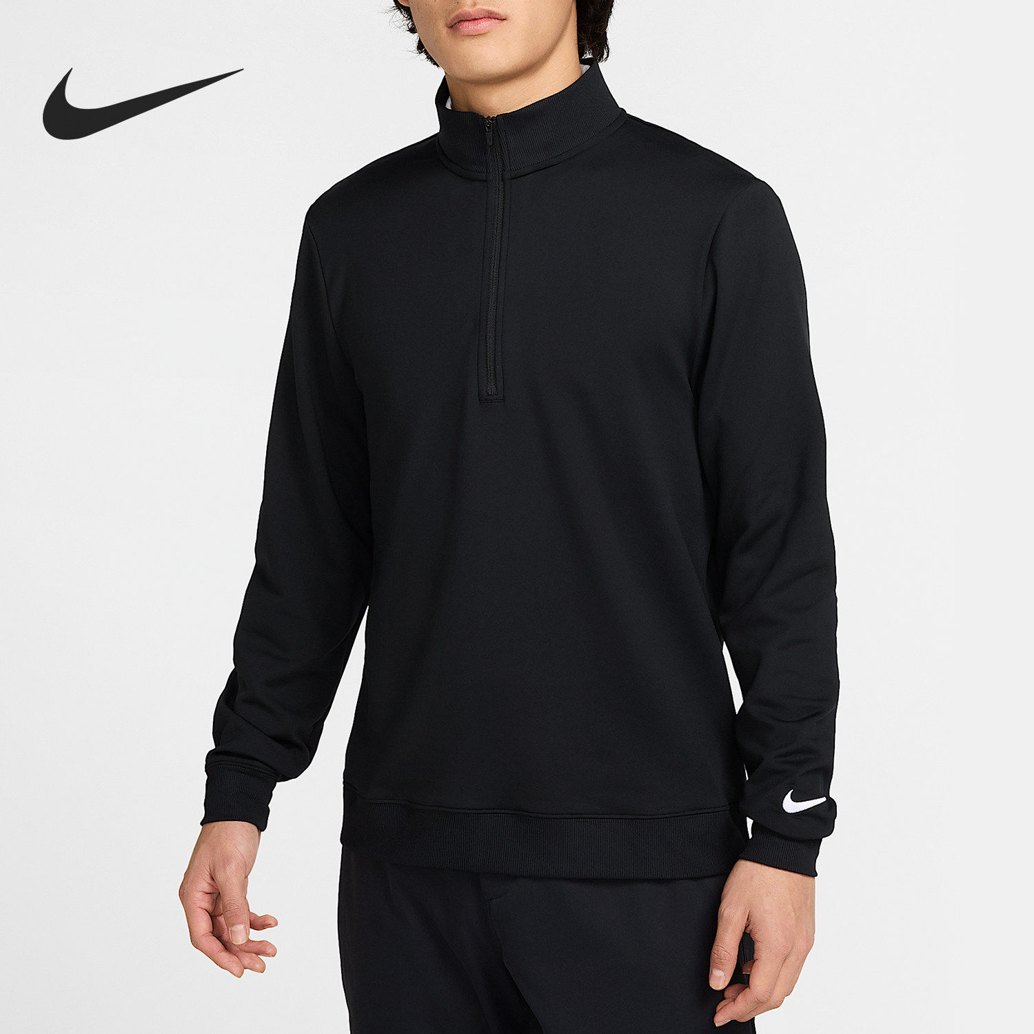 Nike/耐克正品2025男士立领套头高尔夫长袖上衣FZ7523-010,运动服/休闲服装,运动T恤,淘宝优惠券,粉丝福利购,淘宝优惠卷