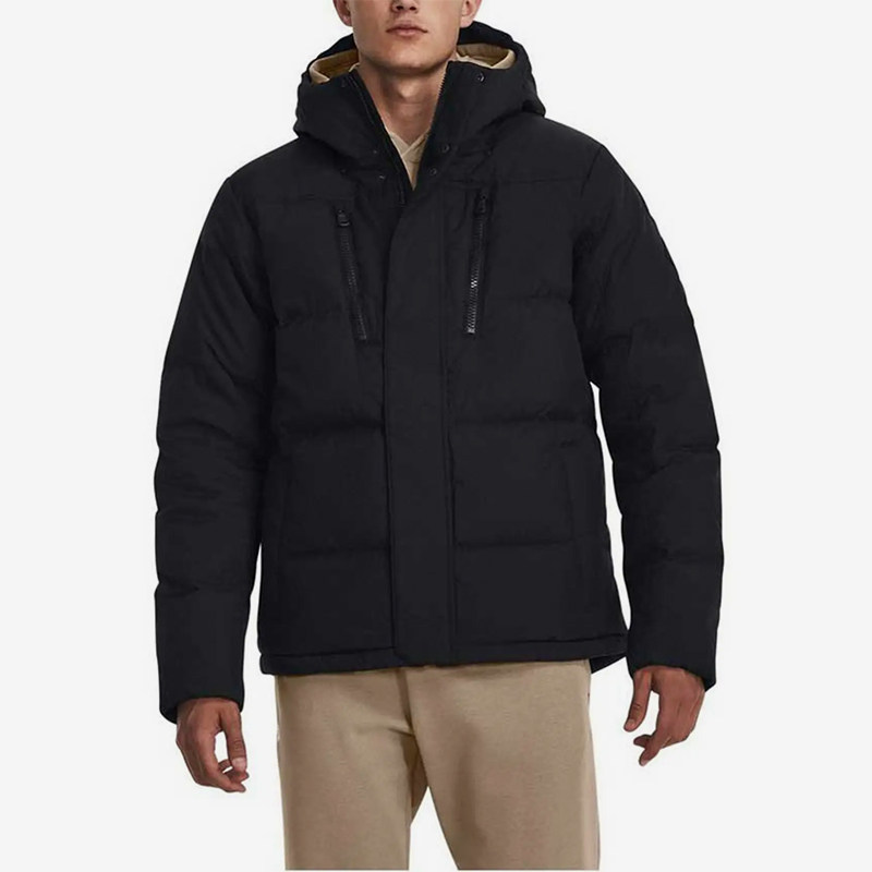 UA/安德玛正品户外男士加厚保暖运动休闲连帽羽绒服1378830-001