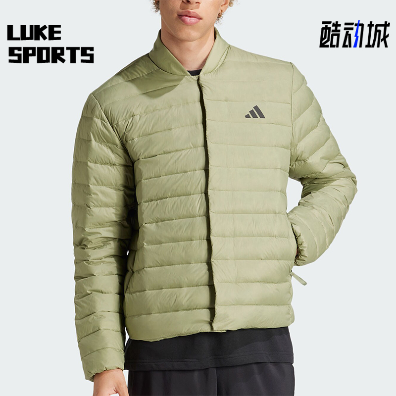 阿迪达斯男士保暖运动休闲羽绒服