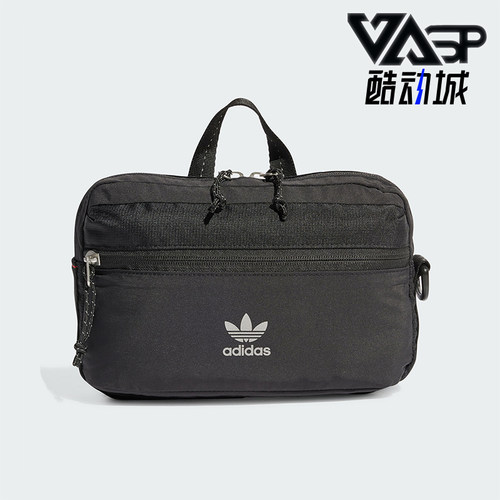 阿迪达斯男士运动休闲腰包