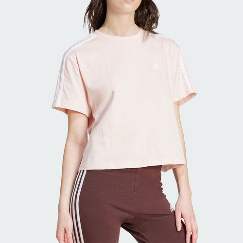 Adidas/阿迪达斯正品夏季女士休闲短款运动透气干爽短袖T恤IY4227