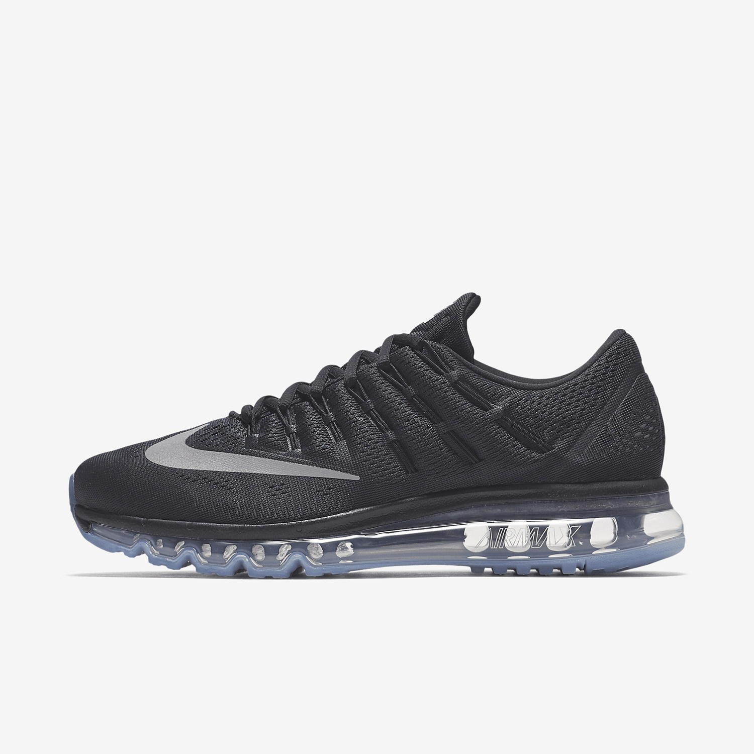 Nike/耐克正品 AIR MAX 全掌气垫男子减震黑白运动跑步鞋806771