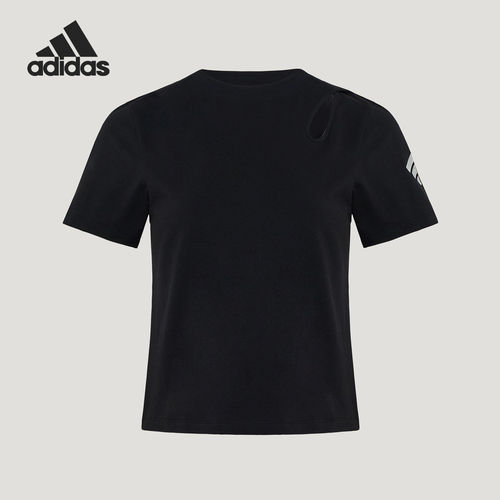 Adidas/阿迪达斯正品FOS TEE SS女士镂空运动休闲T恤KZ5446
