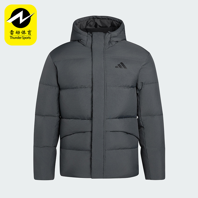 Adidas/阿迪达斯正品LINEAR男士运动保暖日常户外羽绒服KQ5522