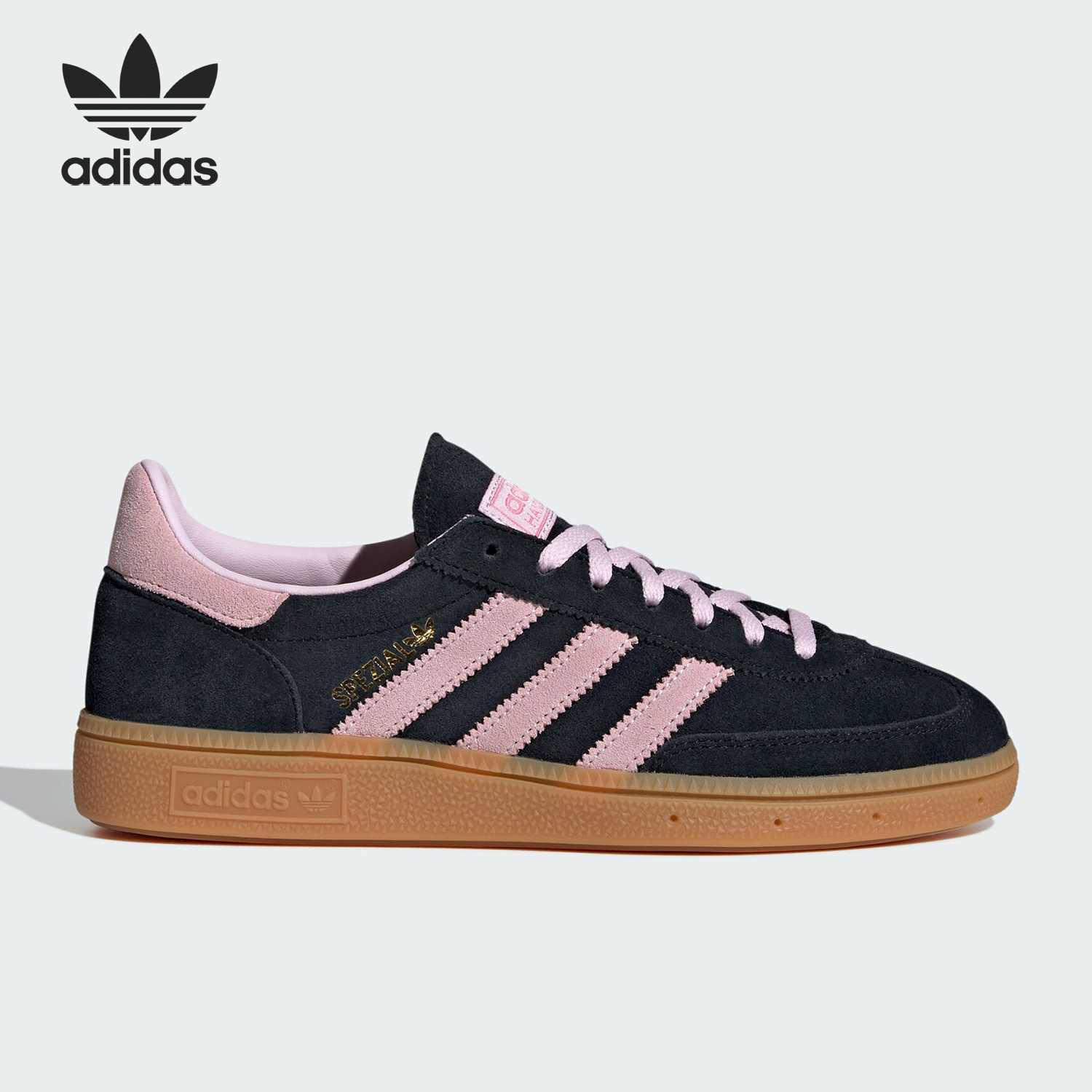 Adidas/阿迪达斯官方正品三叶草女士复古经典低帮T头休闲鞋IE5897