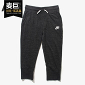 耐克正品 811575 当季 女大童针织透气运动休闲七分裤 010 新款 Nike