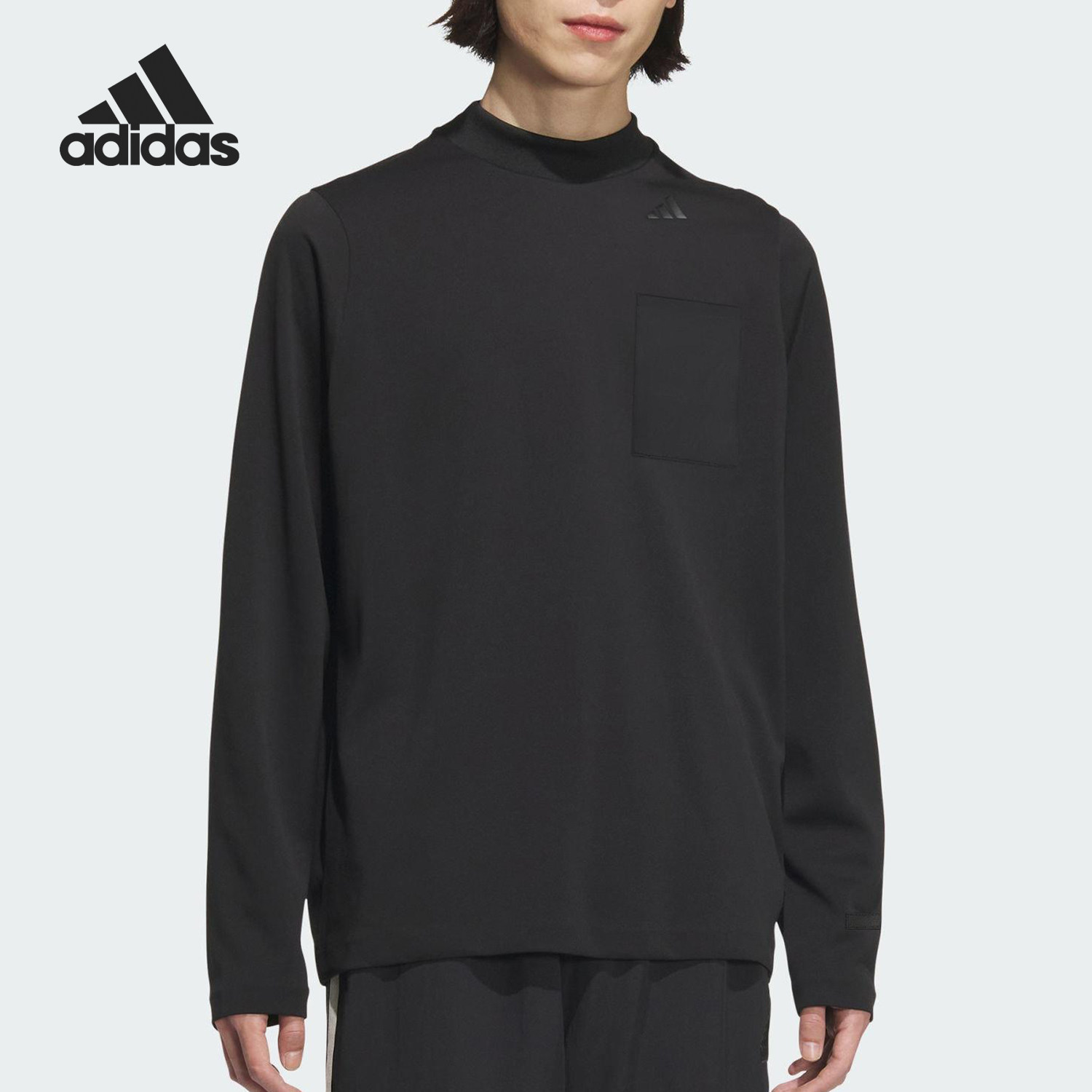 Adidas/阿迪达斯官方正品新款春季男士立领针织保暖卫衣JL9357