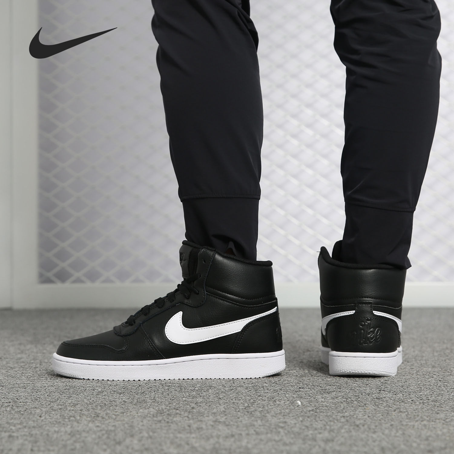 Nike/耐克正品女子春季新款高帮运动鞋轻便板鞋休闲鞋AQ1778