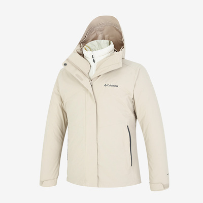 Columbia/哥伦比亚正品秋季女子热能羽绒冲锋衣三合一PL7204