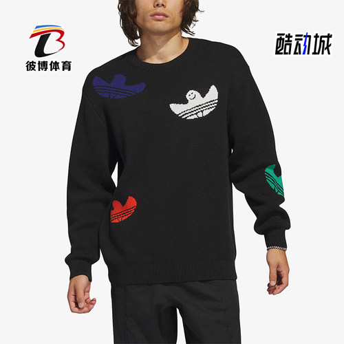 阿迪达斯男女圆领卫衣