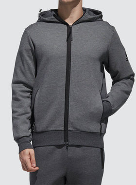 Adidas/阿迪达斯正品Htt Double Knit男士针织连帽夹克DW4594