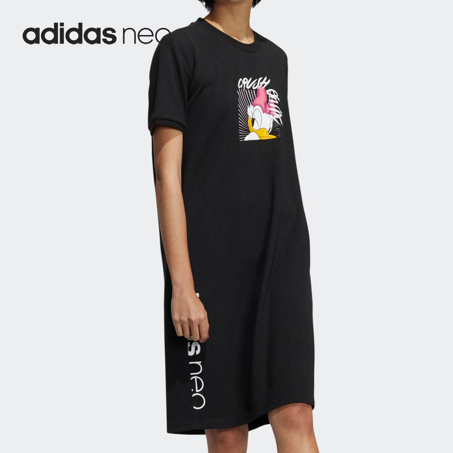 Adidas/阿迪达斯正品 W MF DRESS 女子休闲运动连衣裙 HF0469