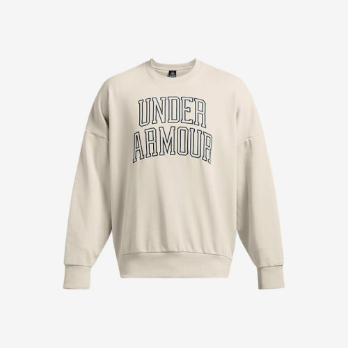UA/安德玛正品Icon HWT Terry OS Crew男士圆领卫衣1386548-110
