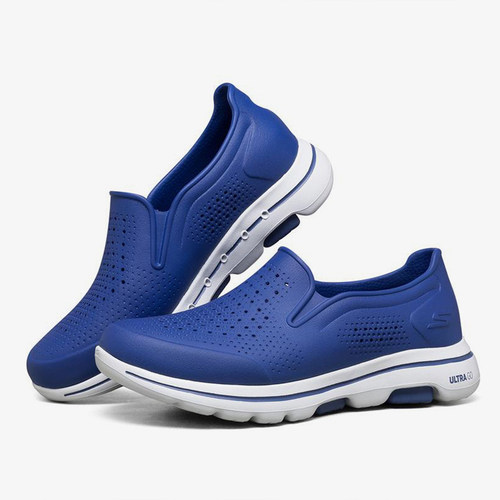 Skechers/斯凯奇正品Go Walk 5 一脚蹬轻便透气男子休闲运动鞋