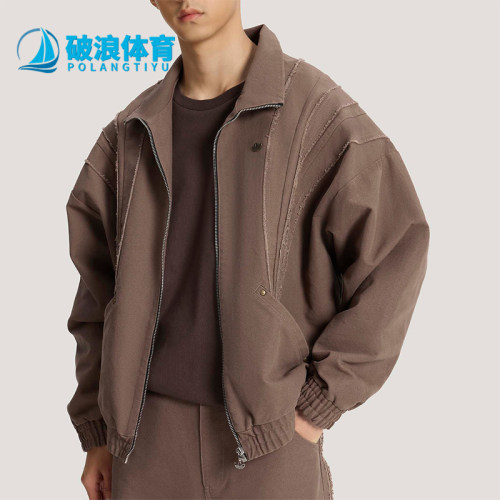 Adidas/阿迪达斯正品三叶草男士复古梭织运动夹克薄外套KR2620