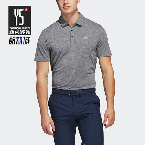 Adidas/阿迪达斯正品夏季男士透气印花运动休闲翻领POLO衫IA5449
