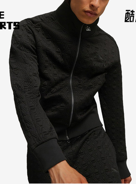 Puma/彪马正品新款男女同款宽松休闲立领长袖夹克外套620852-01