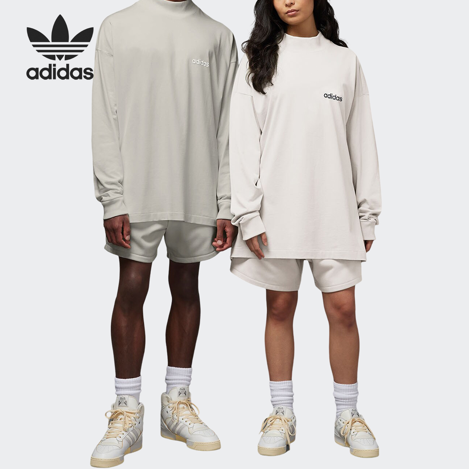 圆领长袖Adidas/阿迪达斯