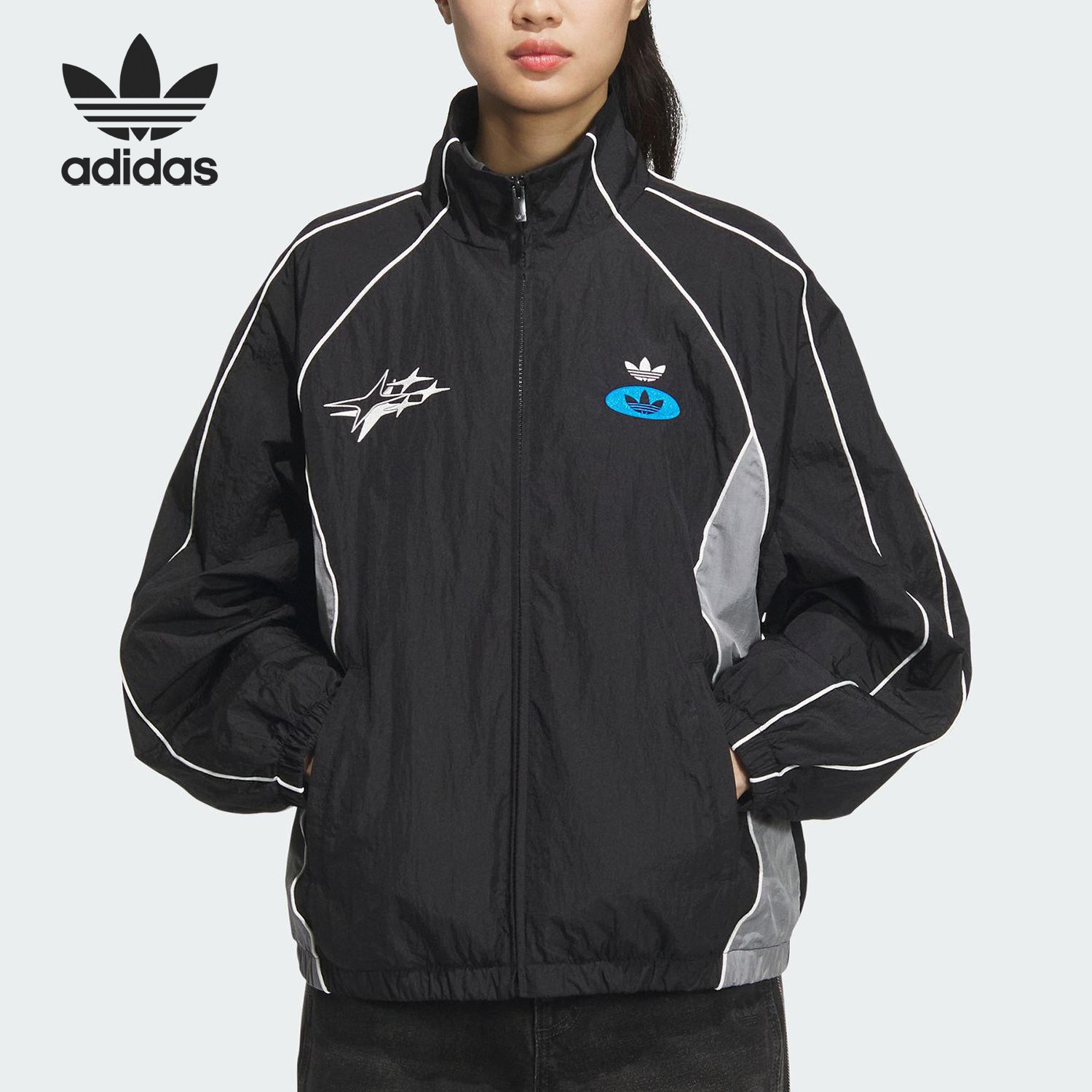 Adidas/阿迪达斯官方正品RAC WV JKT W女士梭织夹克外套JM8028
