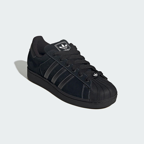 Adidas/阿迪达斯正品三叶草男女休闲皮革耐磨系带日常板鞋KI9520
