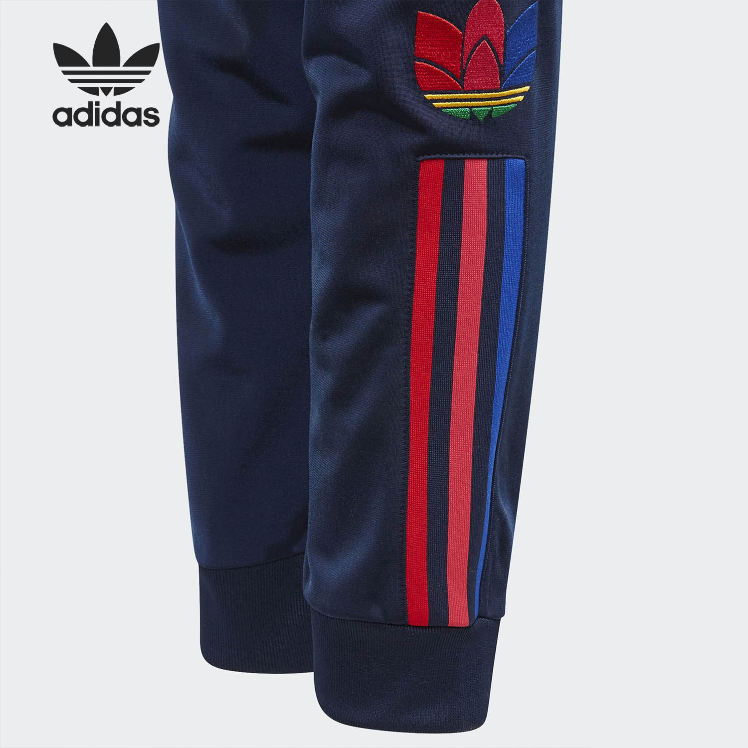 Adidas/阿迪达斯正品三叶草 3D Track 儿童运动裤子 GD2703